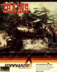 Trains Commodore 64  box art